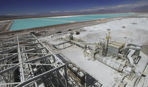 Lithium plant aerial plan