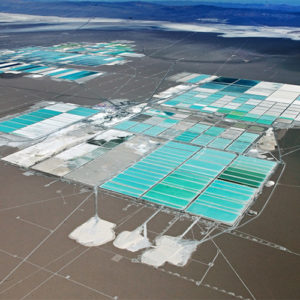 Panoramic view of Lith Powered company drying pools