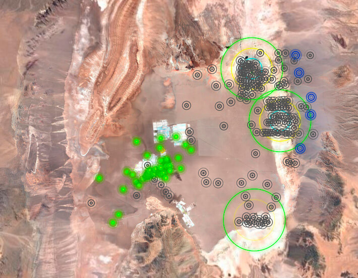 Hydrogeological management map of the salar