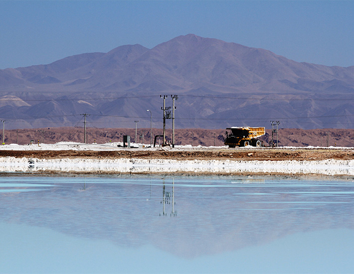 Mining truck in Antofagasta